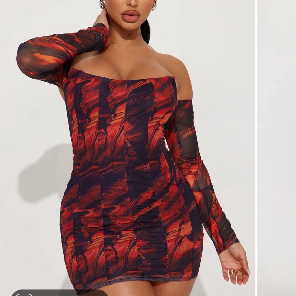 Mesh Mini Dress